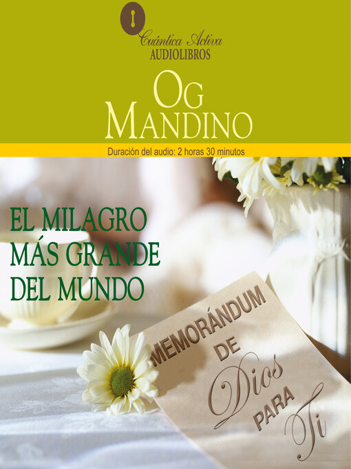 Title details for El Milagro Más Grande del Mundo by Og Mandino - Available